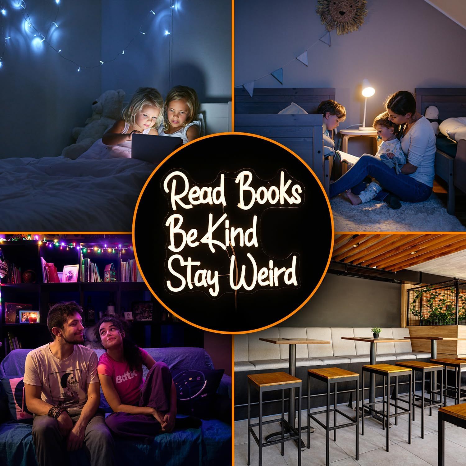 LED Neon Sign Letters with Dimmable USB Power for Bedrooms Bars Parties and Gifts