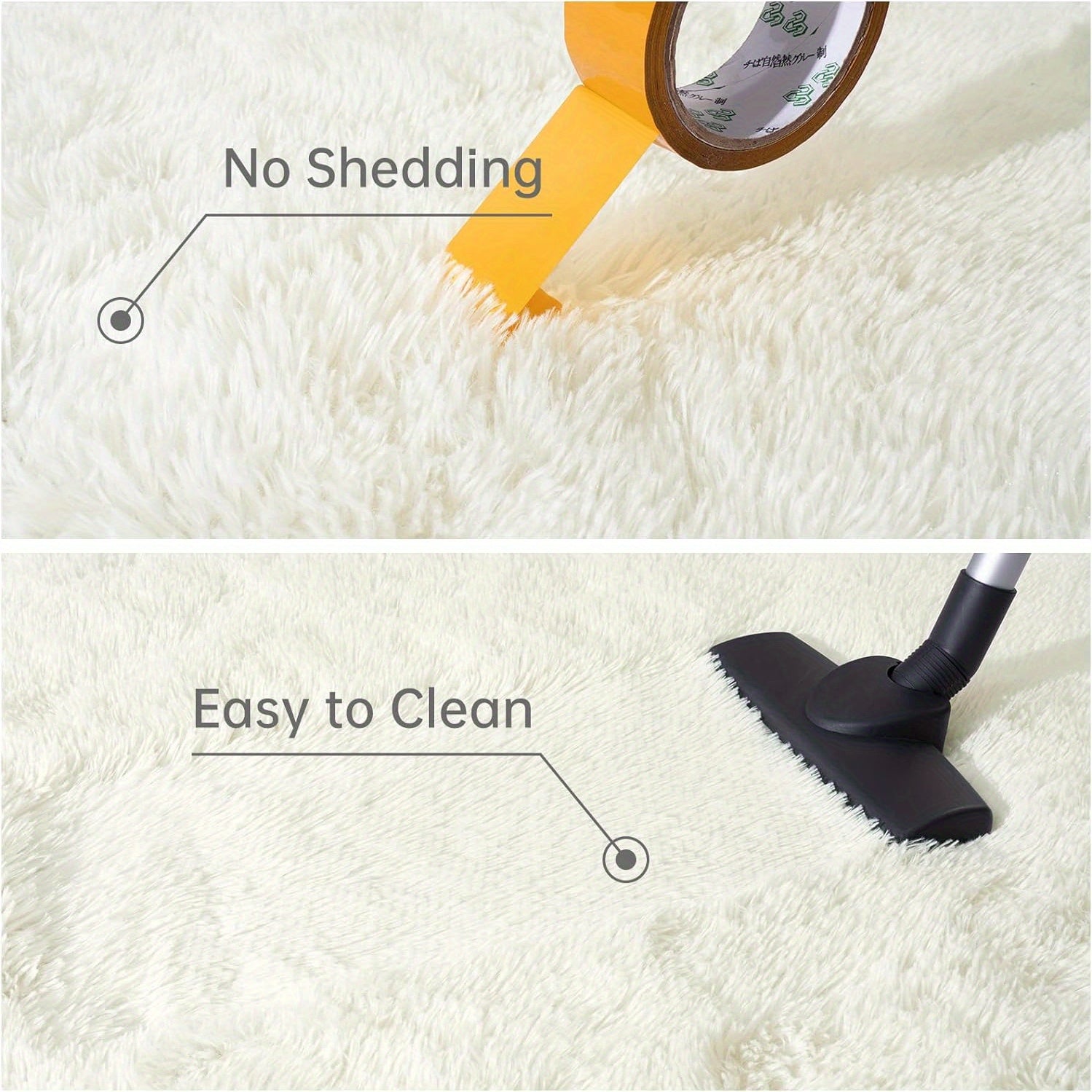 Long Plush Fleece Carpet Rug with Non-Slip Bottom, Tie-Dye Nordic Style Floor Mat