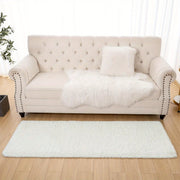 Long Plush Fleece Carpet Rug with Non-Slip Bottom, Tie-Dye Nordic Style Floor Mat