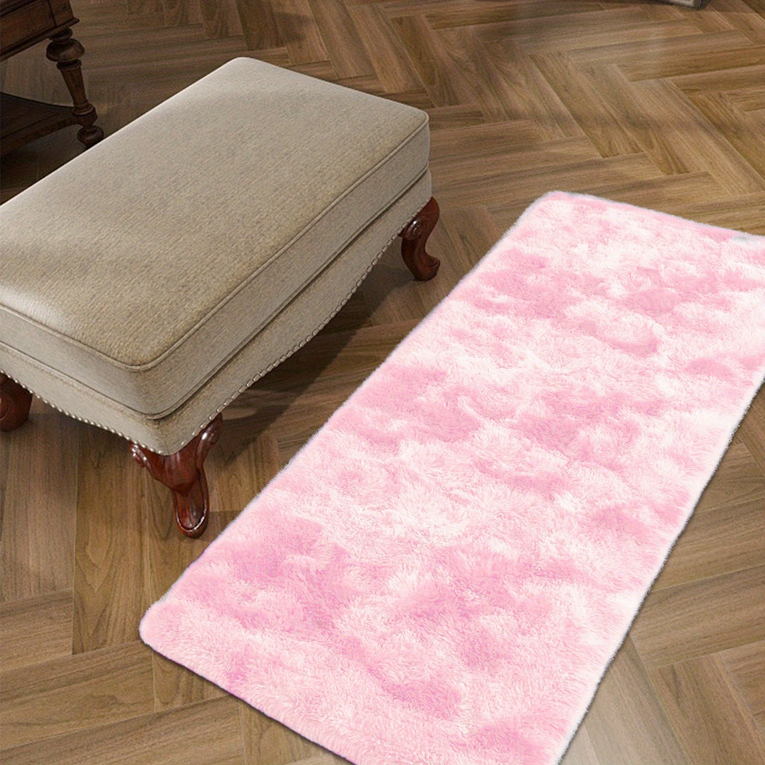 Soft Fluffy Shag Area Rug for Living Room and Bedroom Non-Slip Machine Washable