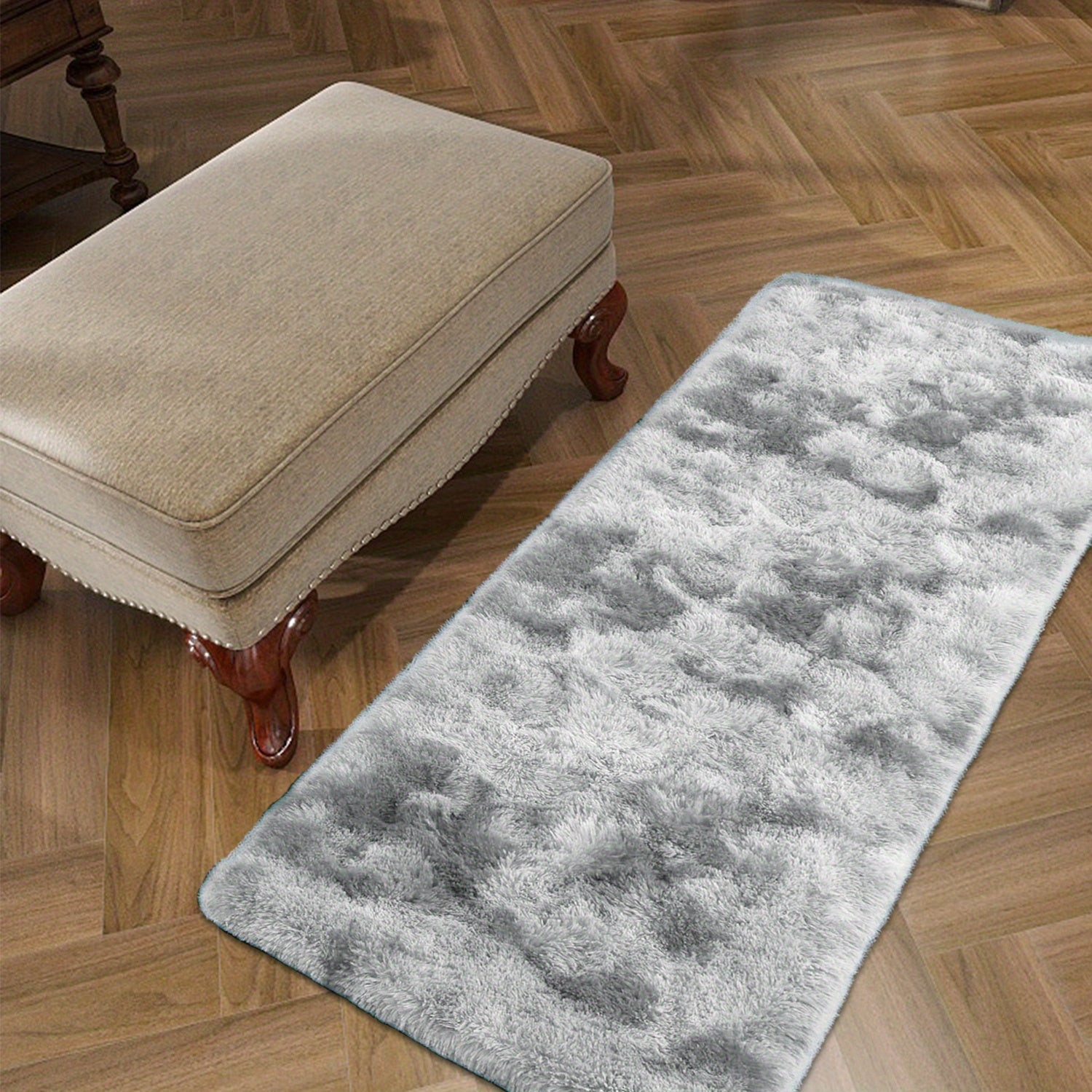 Soft Fluffy Shag Area Rug for Living Room and Bedroom Non-Slip Machine Washable