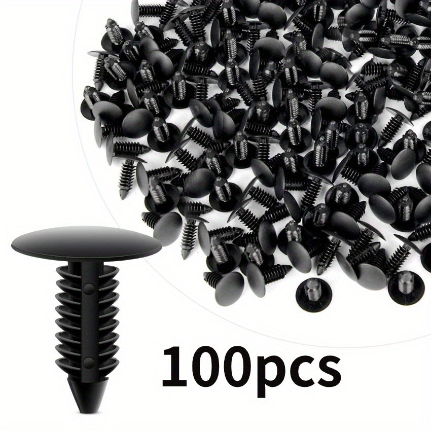 Sujetadores de parachoques de coche de plástico, remaches para guardabarros y escudo de parachoques 7-8mm