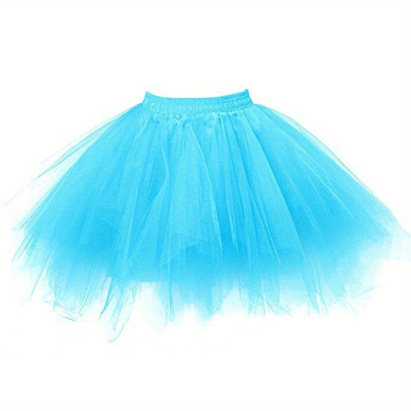 Women's Petticoat Skirt Bustle for Weddings and Cosplay Adjustable Waist 59.94-95cm Polyester