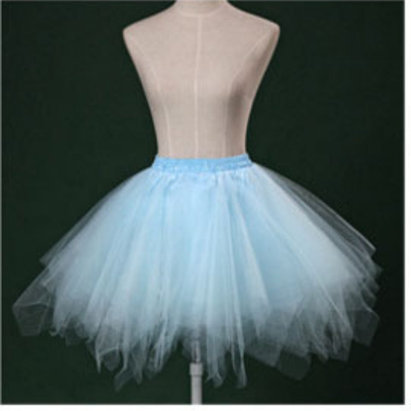 Women's Petticoat Skirt Bustle for Weddings and Cosplay Adjustable Waist 59.94-95cm Polyester