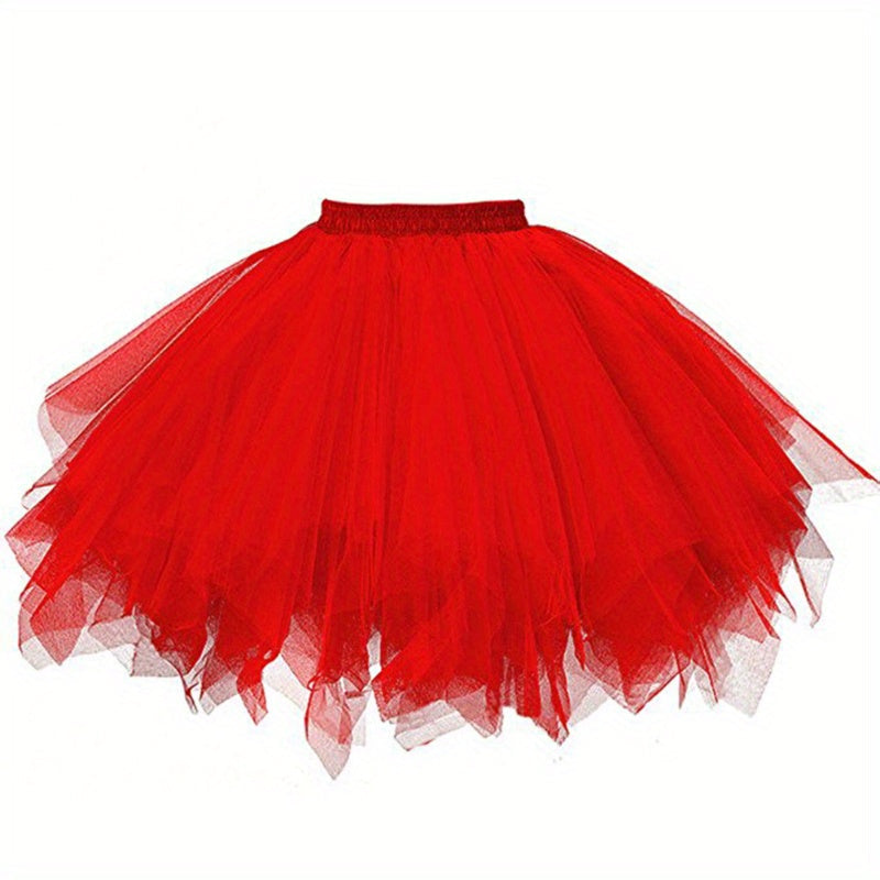 Women's Petticoat Skirt Bustle for Weddings and Cosplay Adjustable Waist 59.94-95cm Polyester