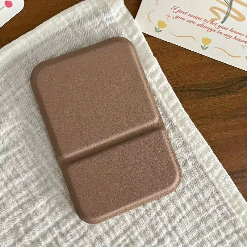 Portable Glass Makeup Mirror for Women Folding Travel Compact Tabletop