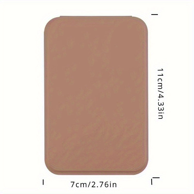 Портативное стеклянное зеркало для макияжа для женщин, складное дорожное компактное настольное