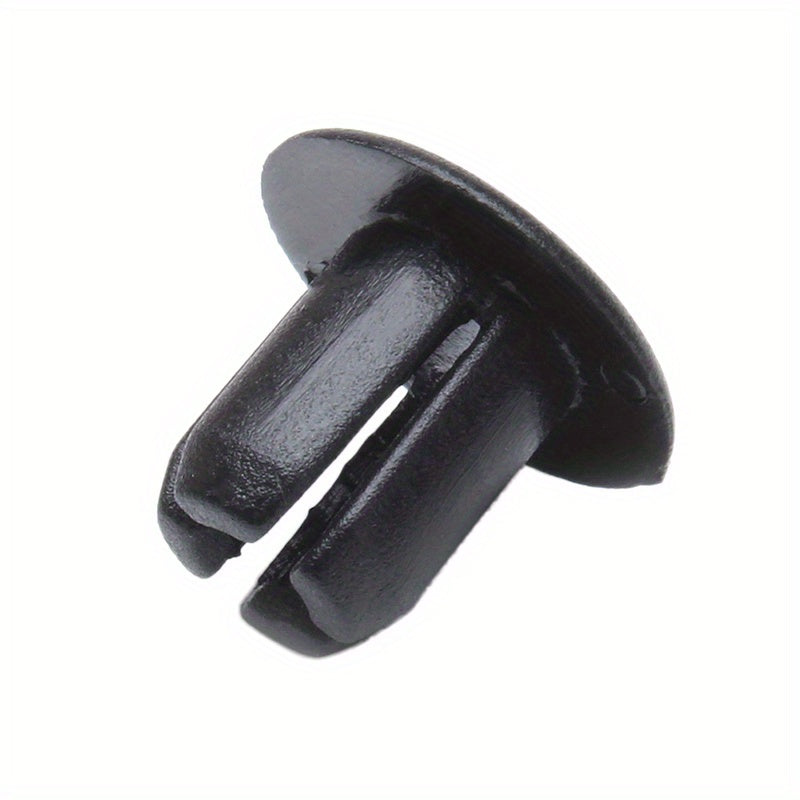 50Pcs Black 6mm Rivet Clips for Motorcycle Body Panel Fasteners