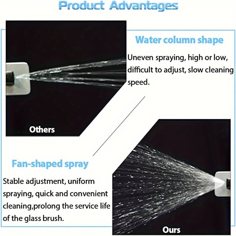 2 Pieces Front Windshield Washer Nozzles Spray Jet Kit