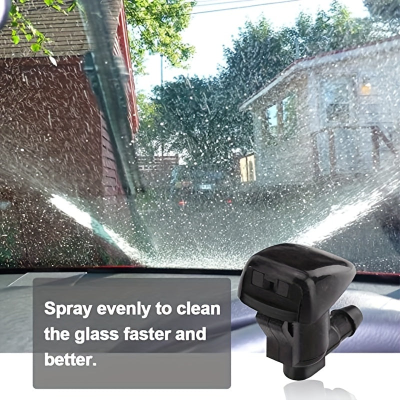 2 Pieces Front Windshield Washer Nozzles Spray Jet Kit
