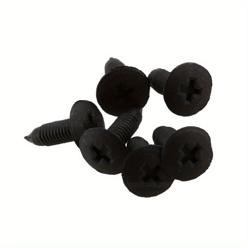 50pcs Black Plastic Rivet Fasteners for Car Door Trim Panel Clips