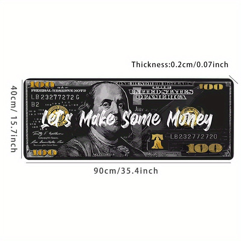 Большой резиновый коврик для мыши для работы и игр 89,92x39,88 см нескользящий коврик для стола