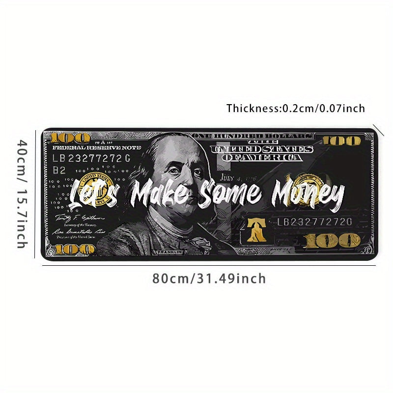 Большой резиновый коврик для мыши для работы и игр 89,92x39,88 см нескользящий коврик для стола