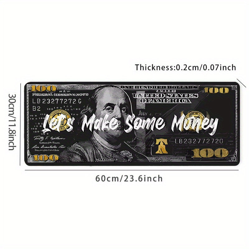 Большой резиновый коврик для мыши для работы и игр 89,92x39,88 см нескользящий коврик для стола