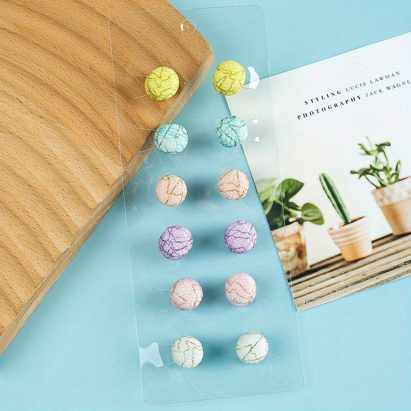 Set of 12 Fabric Magnetic Jewelry for Muslim Women with Flower Design and Shawl Buckle