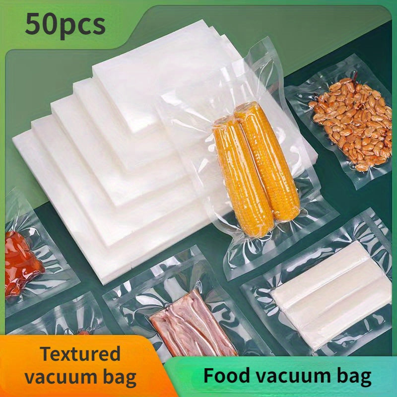 Vacuum Food Storage Bags for Preserving Cooked Food Reusable Leakproof
