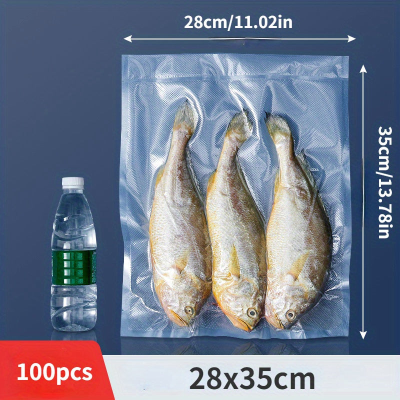 Vacuum Food Storage Bags for Preserving Cooked Food Reusable Leakproof