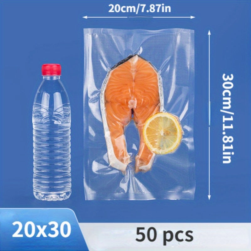 Vacuum Food Storage Bags for Preserving Cooked Food Reusable Leakproof