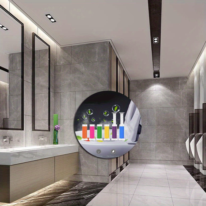 6pcs Toilet Bowl Cleaner Gel Stamps with Fresh Flower Scent Stops Limescale Stains Deodorizes