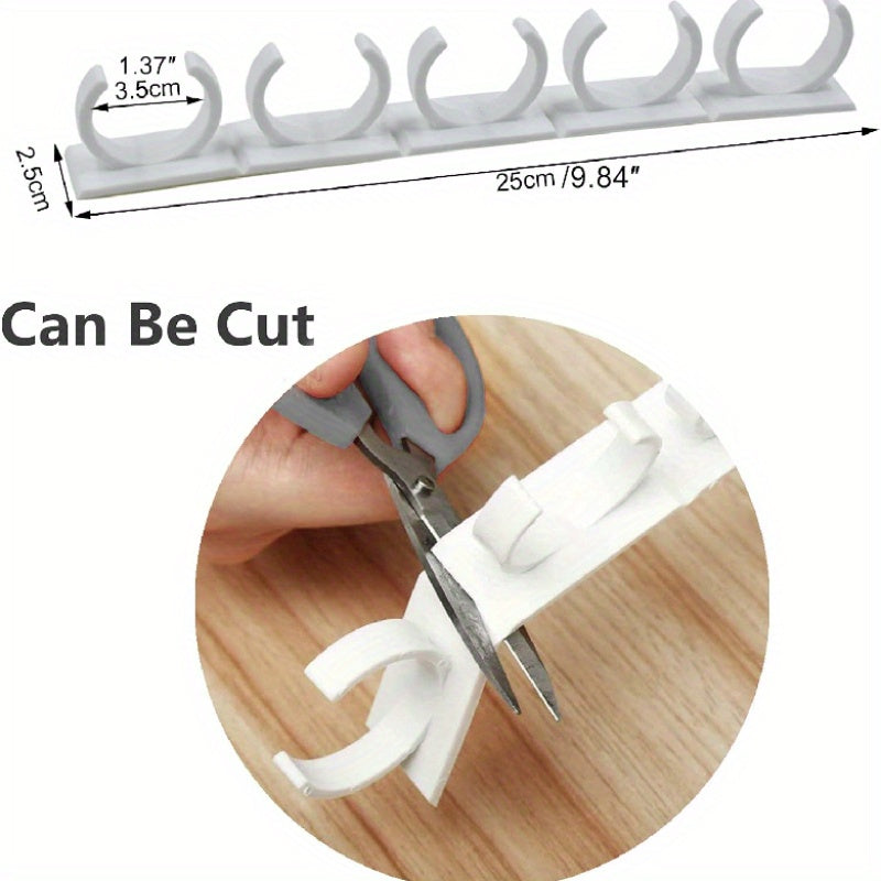 Devorga o'rnatiladigan oshxona ziravorlari idishlari uchun tokcha, 20 ta klipli ziravorlar kliplari bilan. Ushbu saqlash tokchasi 4 dona ziravorlar idishlari va shishalarini ushlab turadi, lentani ishlatib shkaflar yoki eshiklarga o'rnatilishi mumkin.