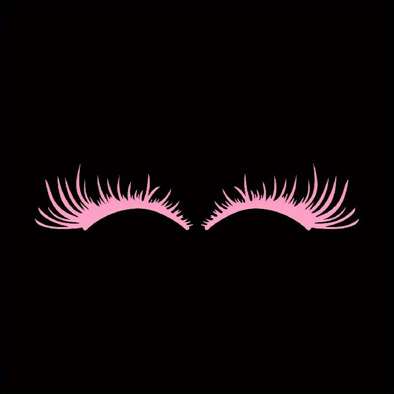 Car Truck Exterior Decoration Vinyl Eyelash Stickers Waterproof Bumper Decals