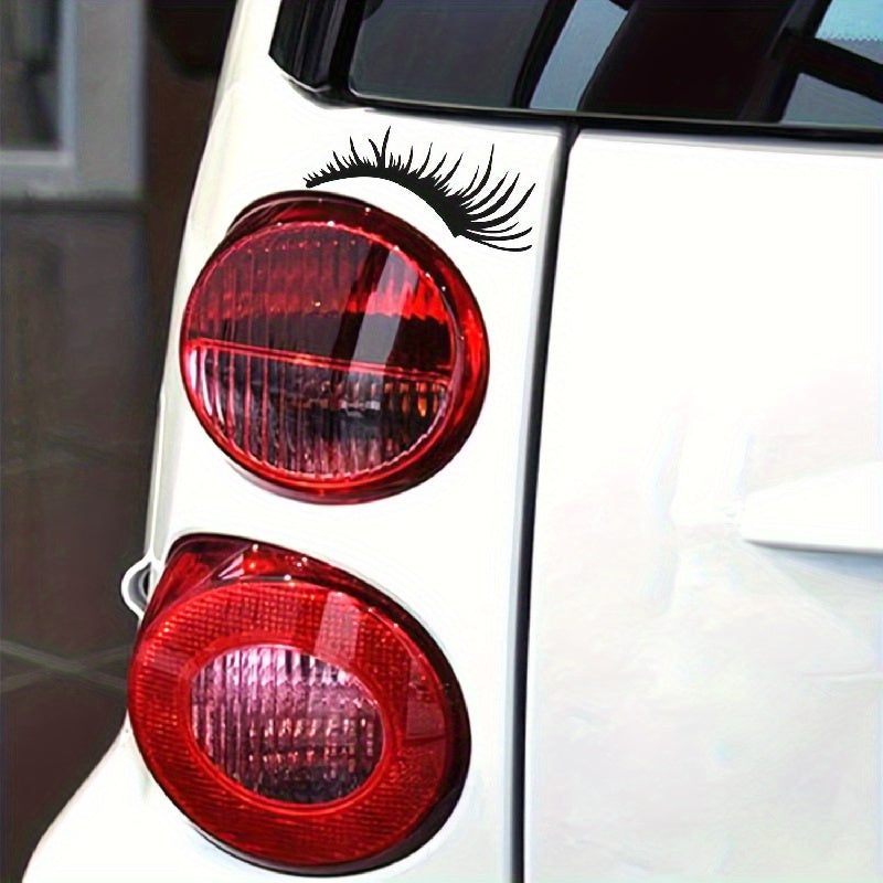 Car Truck Exterior Decoration Vinyl Eyelash Stickers Waterproof Bumper Decals