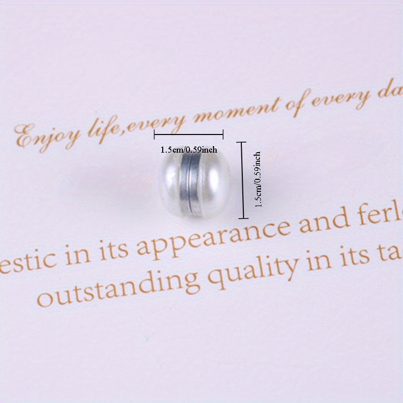 Ayollar hijab magnitlari, sun'iy marjon broshi va magnitli yopqich bilan