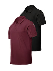 Conjunto de camisa de dos piezas para hombre en verano, poliéster, color sólido, casual, ajuste regular