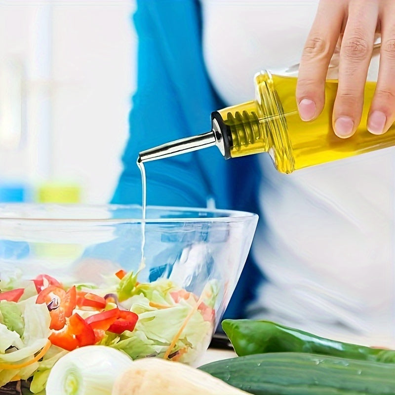 10pcs Stainless Steel Liquor Pourers with Free Flow Spouts for Wine Bottles