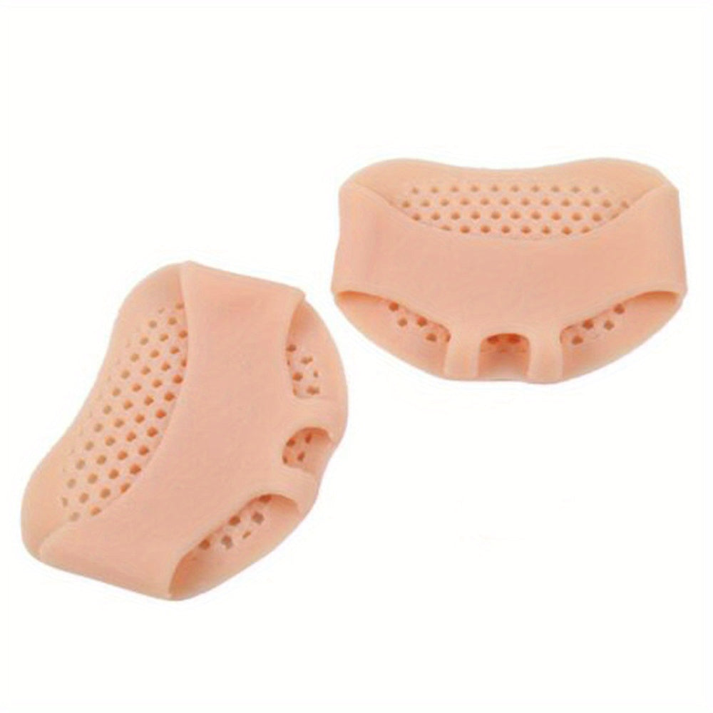 Silicone Foot Pads with Honeycomb Mesh Insole for Forefoot Support and Comfort