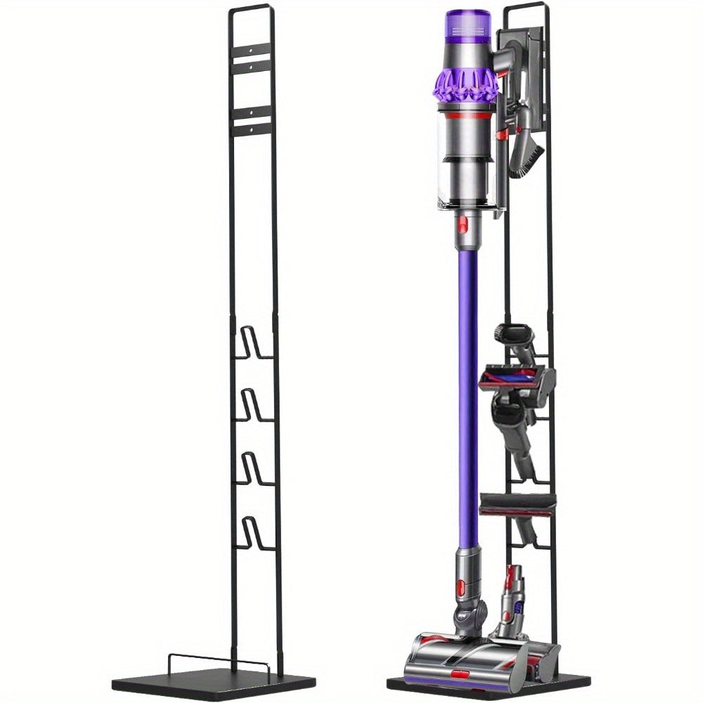 Dyson modellari V6, V7, V8, V10, V11 uchun mustahkam metall stend - simsiz changyutgichlar va aksessuarlar uchun qulay saqlash tokchasi