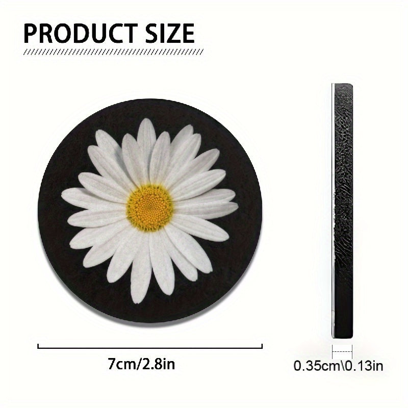 Ayollar uchun avtomobil stakanni tutadigan qopqogʻi, so‘riladigan, chinnigul gul 2 dona