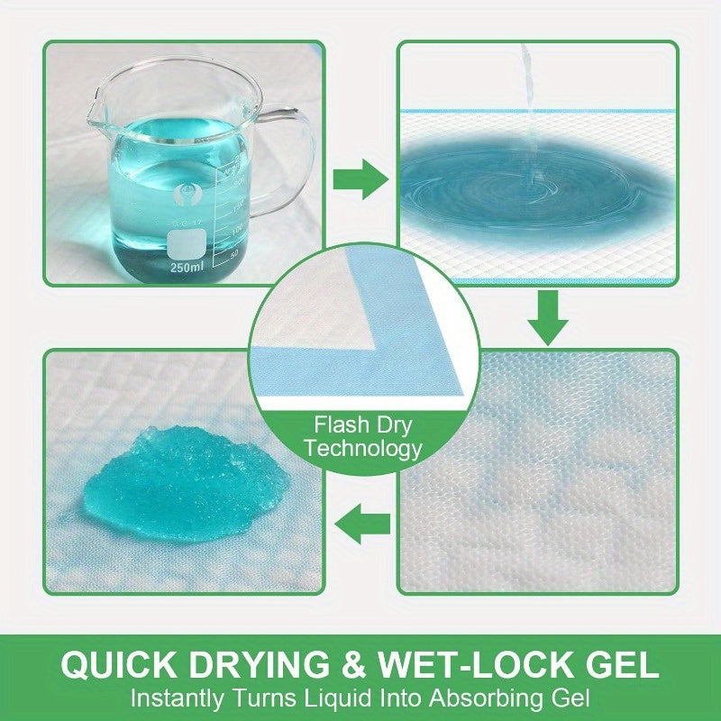 Pañales desechables para perros 20-100 unidades, a prueba de fugas, control de olores, absorbentes, entrenamiento para ir al baño