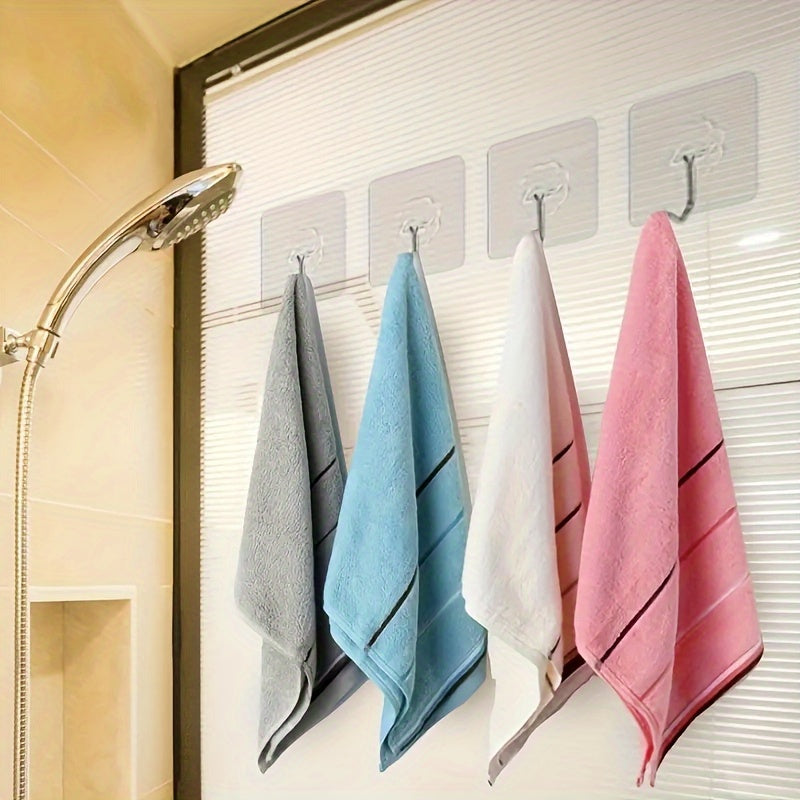 Waterproof Wall Hooks for Kitchen and Bathroom, 10 Pieces