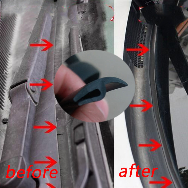 Auto Car Front Windshield Seal Rubber Rear Window Sunroof Seal 1.7m