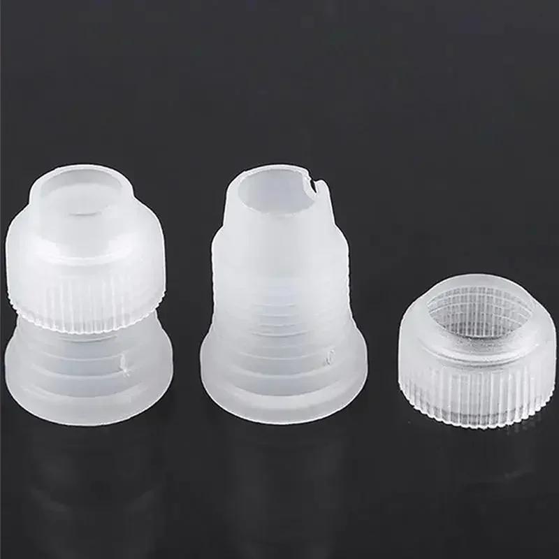 Cake Decorating Icing Piping Nozzles Set 10pcs with Converter Coupler Pastry Tips