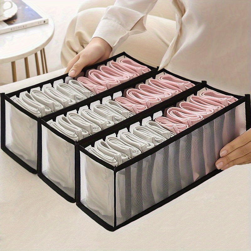 Adjustable Drawer Organizer for Socks and Underwear Storage in Wardrobe