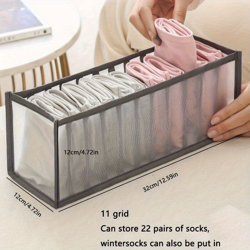 Adjustable Drawer Organizer for Socks and Underwear Storage in Wardrobe