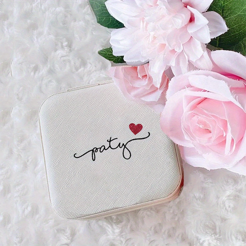 Jewelry Storage Box Made of High-Quality PU Leather for Gift and Organization