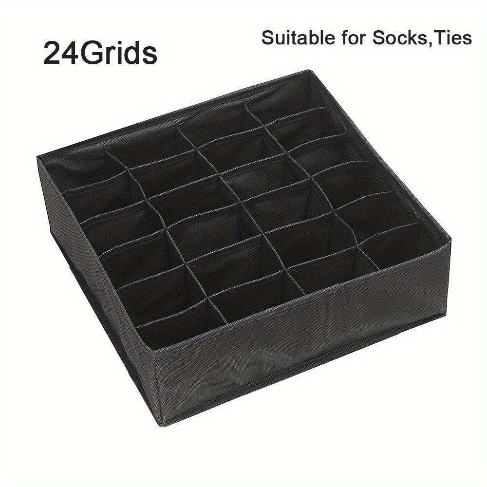 Foldable Fabric Storage Cube for Drawers and Cabinets Space Organizer for Socks Ties Underwear