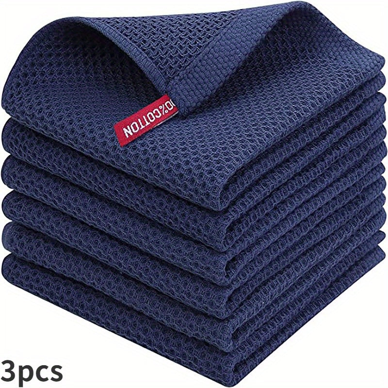 Toalla de cocina cuadrada con gancho, absorbente y resistente a la decoloración