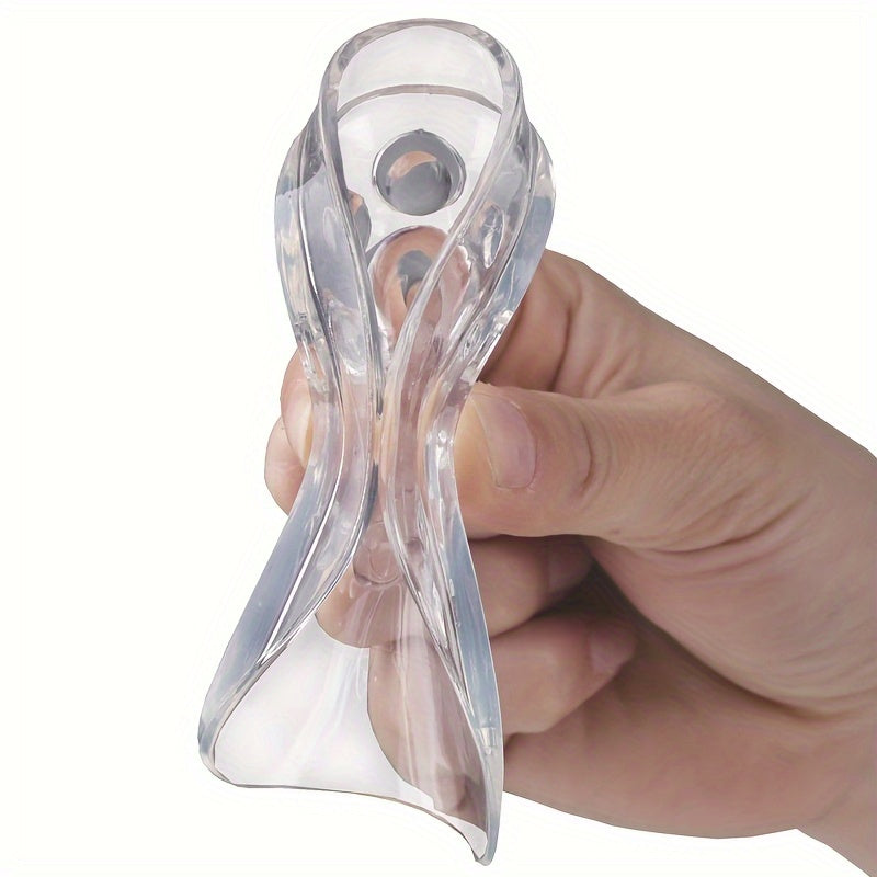 Unisex 5-Layer Adjustable Insoles Transparent Heel Cushions 2 Pack