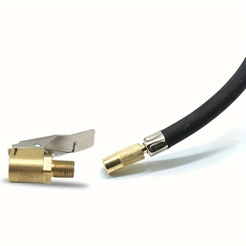 Inflatable Pump Connector for Car Tires Press-On Nozzle Quick Fill
