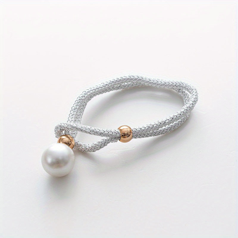 Faux Pearl Curtain Tieback Holdback for Living Room Decor Elegant Simple