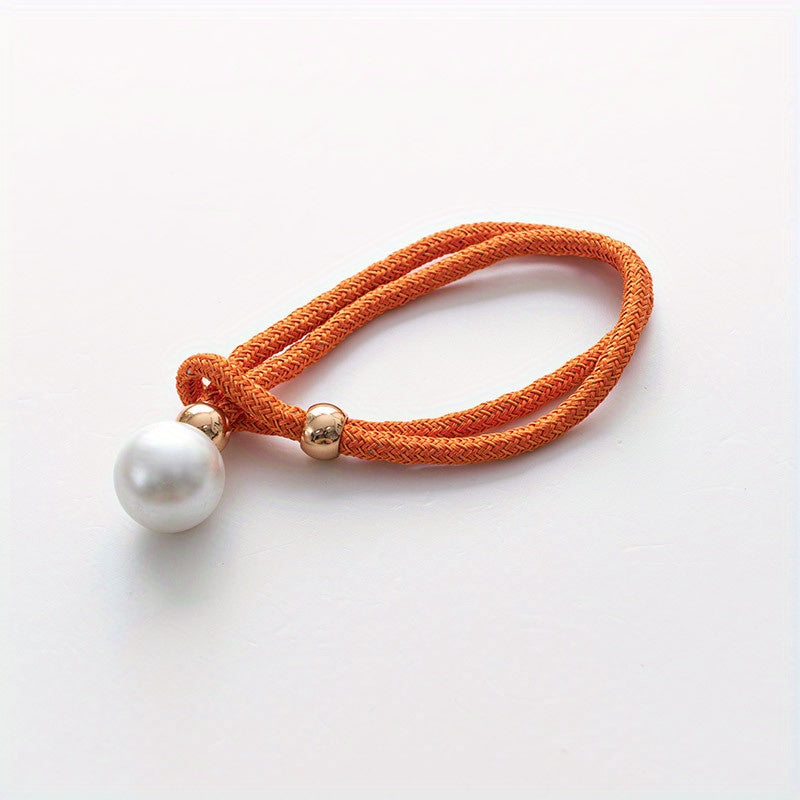 Faux Pearl Curtain Tieback Holdback for Living Room Decor Elegant Simple