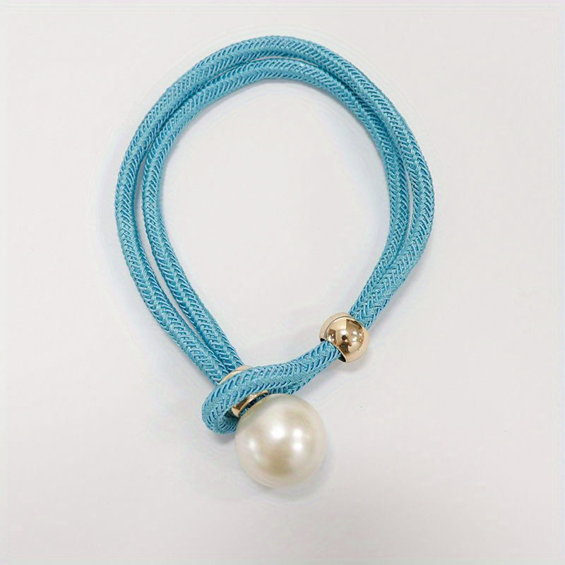 Faux Pearl Curtain Tieback Holdback for Living Room Decor Elegant Simple