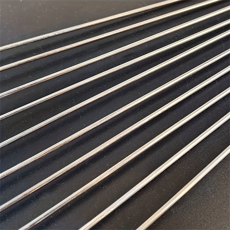 20 Stainless Steel Barbecue Skewers with Wooden Handles for Grilling and Outdoor Cooking