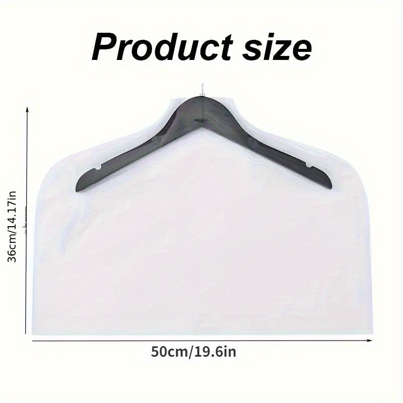 Conjunto de 5 o 10 fundas protectoras para ropa para almacenamiento en armario