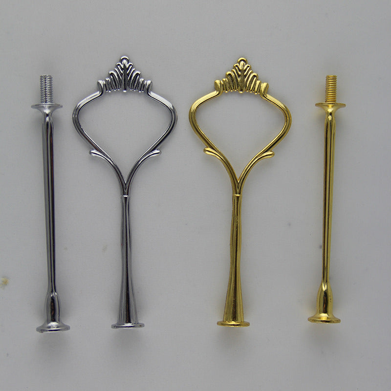 European-Style Multi-Layer Zinc Alloy Cake Stand for Weddings and DIY Events