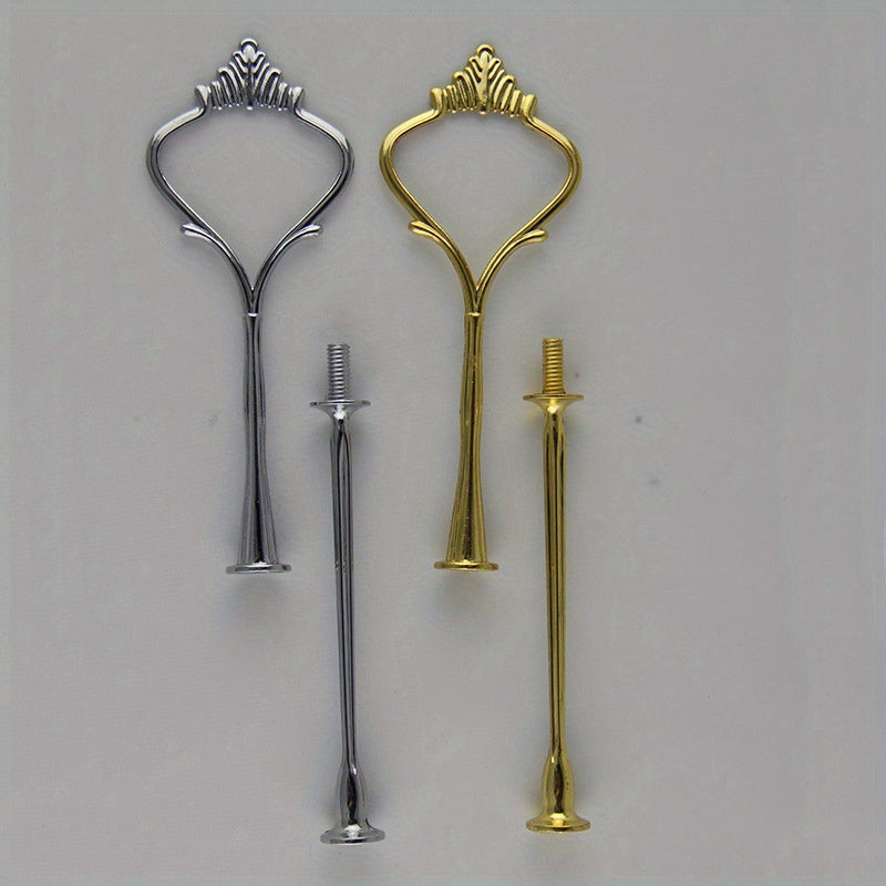 European-Style Multi-Layer Zinc Alloy Cake Stand for Weddings and DIY Events